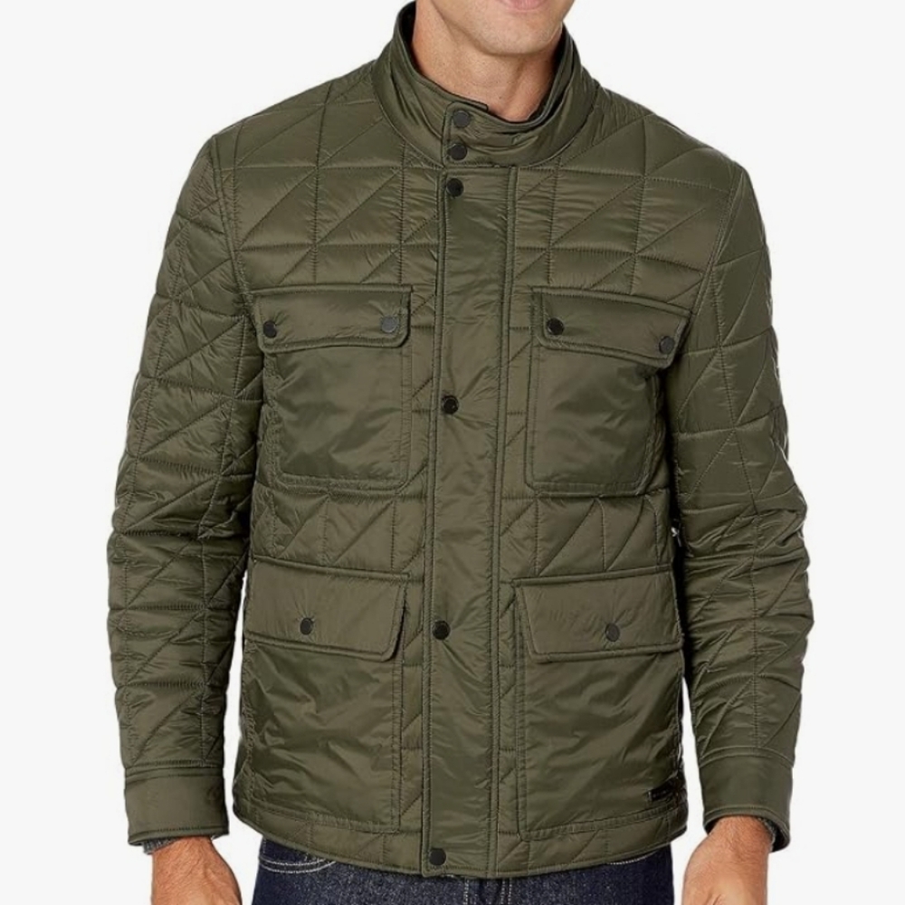 Marc New York Andrew Marc Olive Quilted Packable Lightweight Puffer Jacket XL